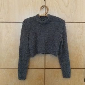 Fuzzy Wild Fable gray sweater